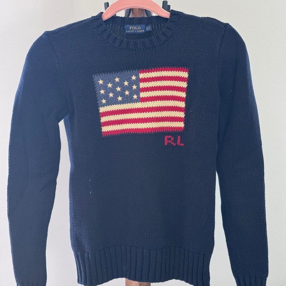 Polo Ralph Lauren American Flag Sweater